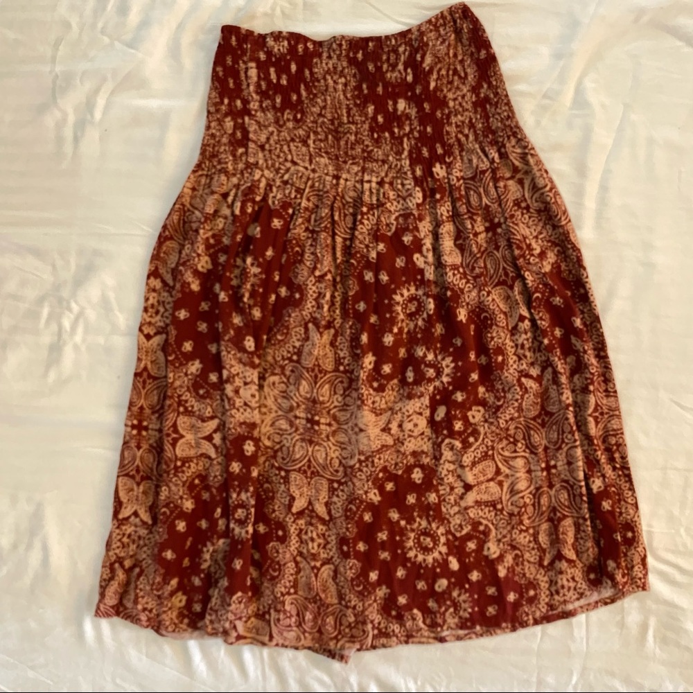 Knot Sisters Elastic boho Skirt -S